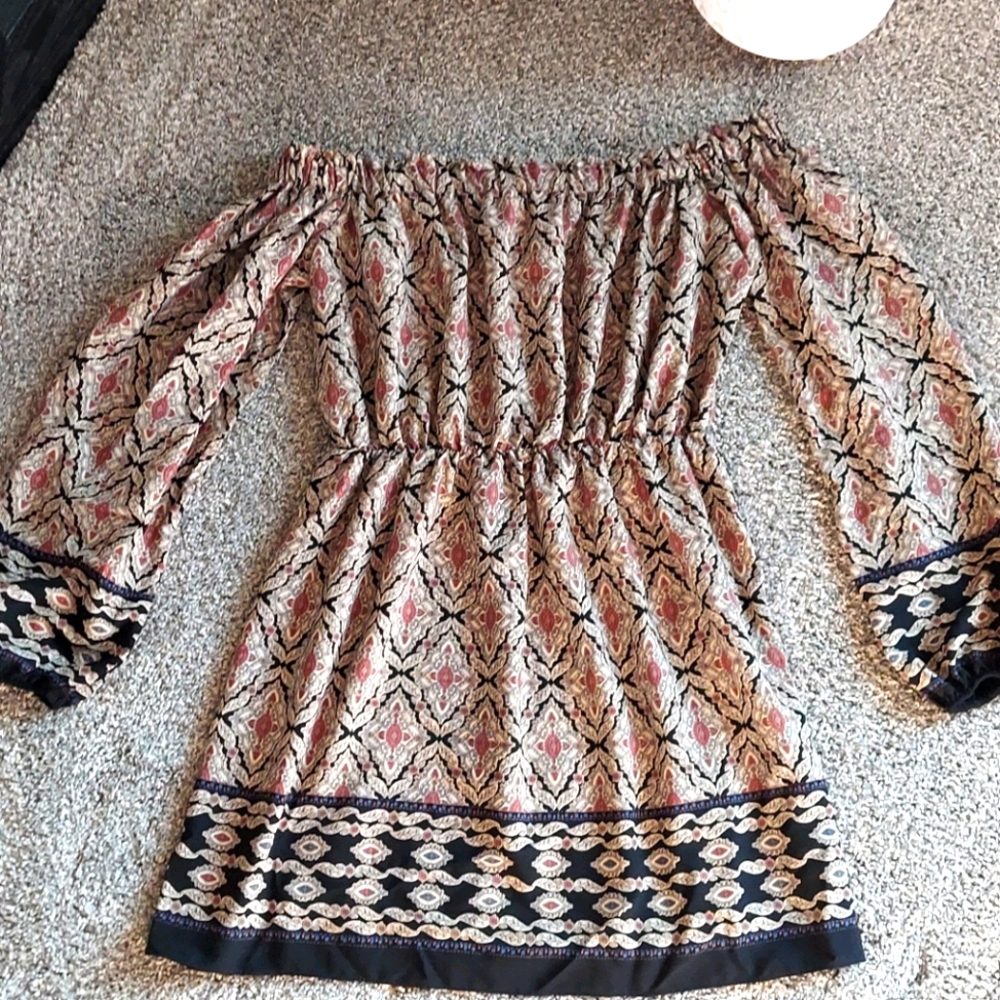 Off the shoulder dress